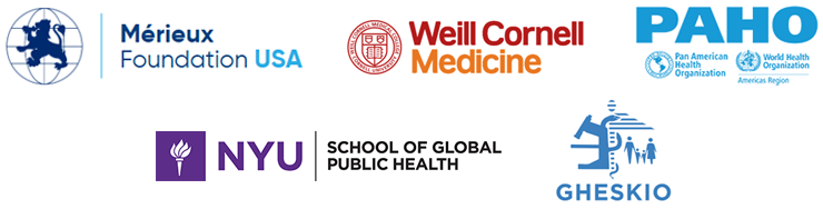 Event partners Weill Cornell Medicine, PAHO & Gheskio centers